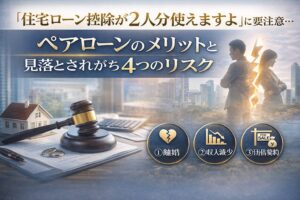 「住宅ローン控除が2人分使えますよ」に要注意