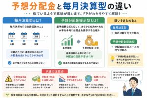 「予想分配金」と「毎月決算型」は何が違う？FPがわかりやすく解説