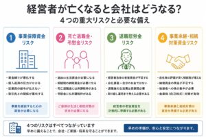 経営者が亡くなると会社はどうなる？4つの重大リスクと必要な備えをFPが解説