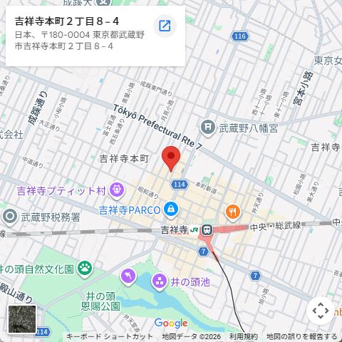 i-office吉祥寺 地図
